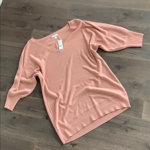 NWT Beautiful NY&Co Pink Sweater - XL